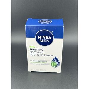Men's NIVEA MEN‎ Sensitive Soothing Post Shave Balm 3.3oz White Blue One Size